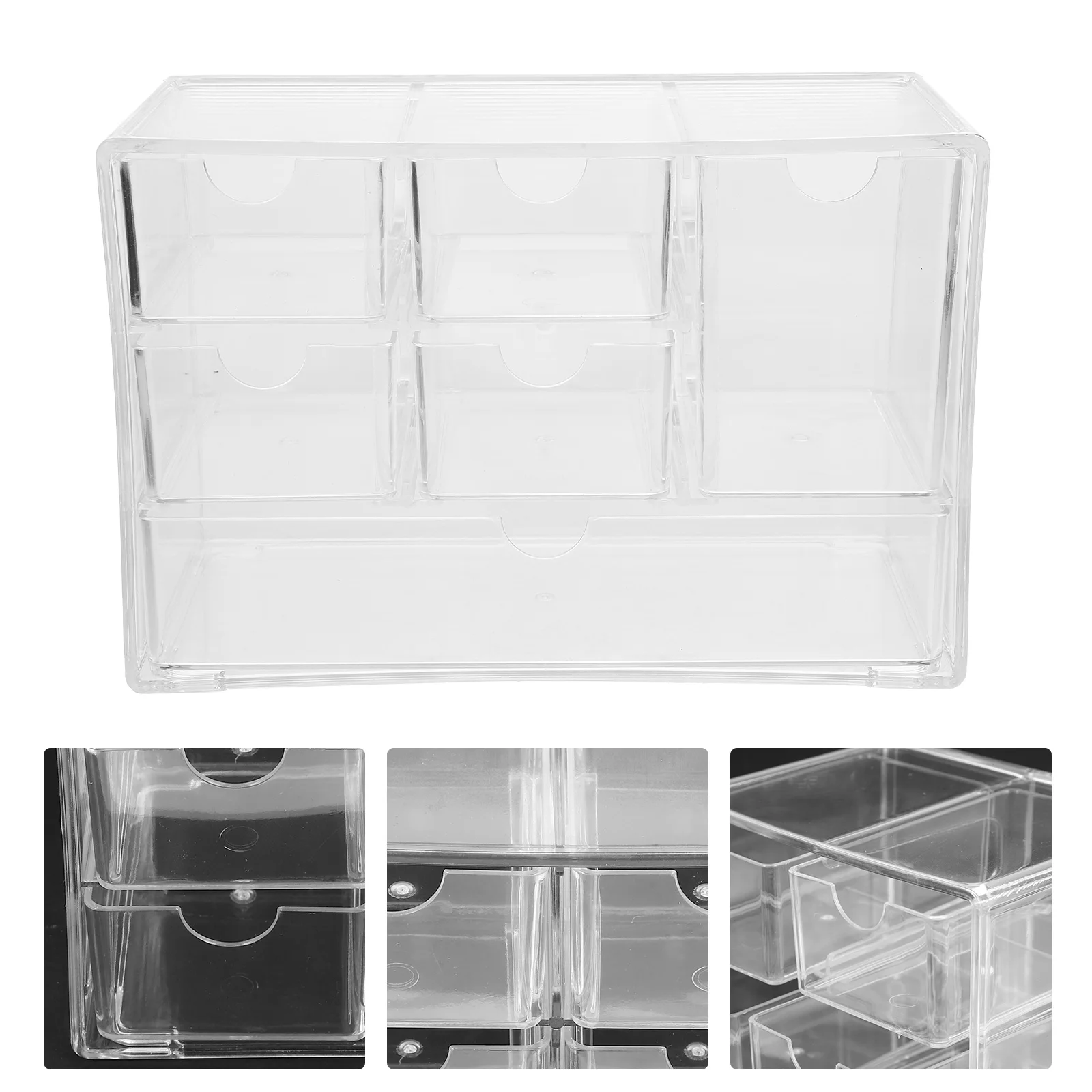 Transparent Drawer Storage Box for Jewelry Makeup Stationery Small Items Stackable Desktop Organizer Mini Size
Transparent Drawer Storage Box for Jewelry Makeup Stationery Small Items Stackable Desktop Organizer Mini Size