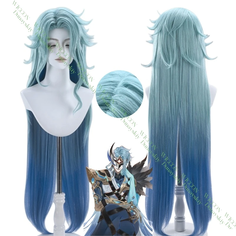 Zandik Il Dottore Wig Genshin Impact Cosplay Long Blue Hair Fatui Harbingers Anime Role Play Halloween Prop
Zandik Il Dottore Wig Genshin Impact Cosplay Long Blue Hair Fatui Harbingers Anime Role Play Halloween Prop