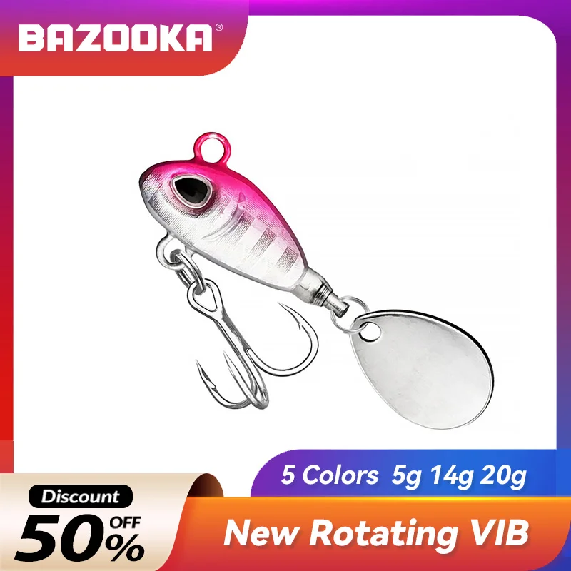5g/14g/20g Bazooka Fishing Lure Swimbait Carp Baits Metal Slow Rotating VIB Hard Jigging Fast JIG Sinking Trolling Pike Bass
5g/14g/20g Bazooka Fishing Lure Swimbait Carp Baits Metal Slow Rotating VIB Hard Jigging Fast JIG Sinking Trolling Pike Bass