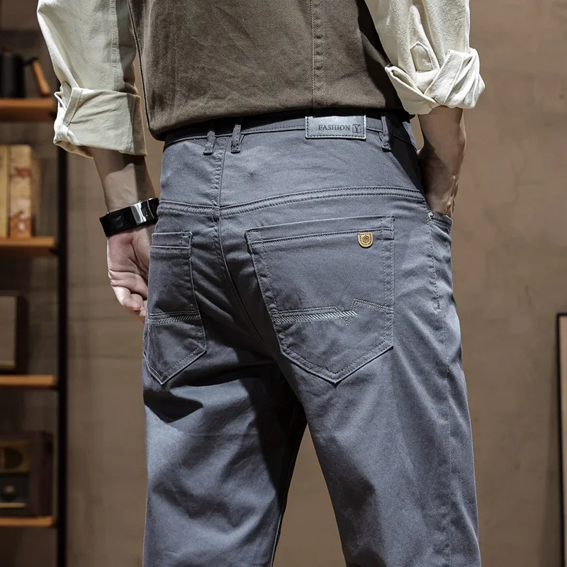 2025 New Autumn High Quality Straight Business Pants Men Soft Fabric Designer Elegant Long Formal Trouser Male Black Blue Grey
2025 New Autumn High Quality Straight Business Pants Men Soft Fabric Designer Elegant Long Formal Trouser Male Black Blue Grey
