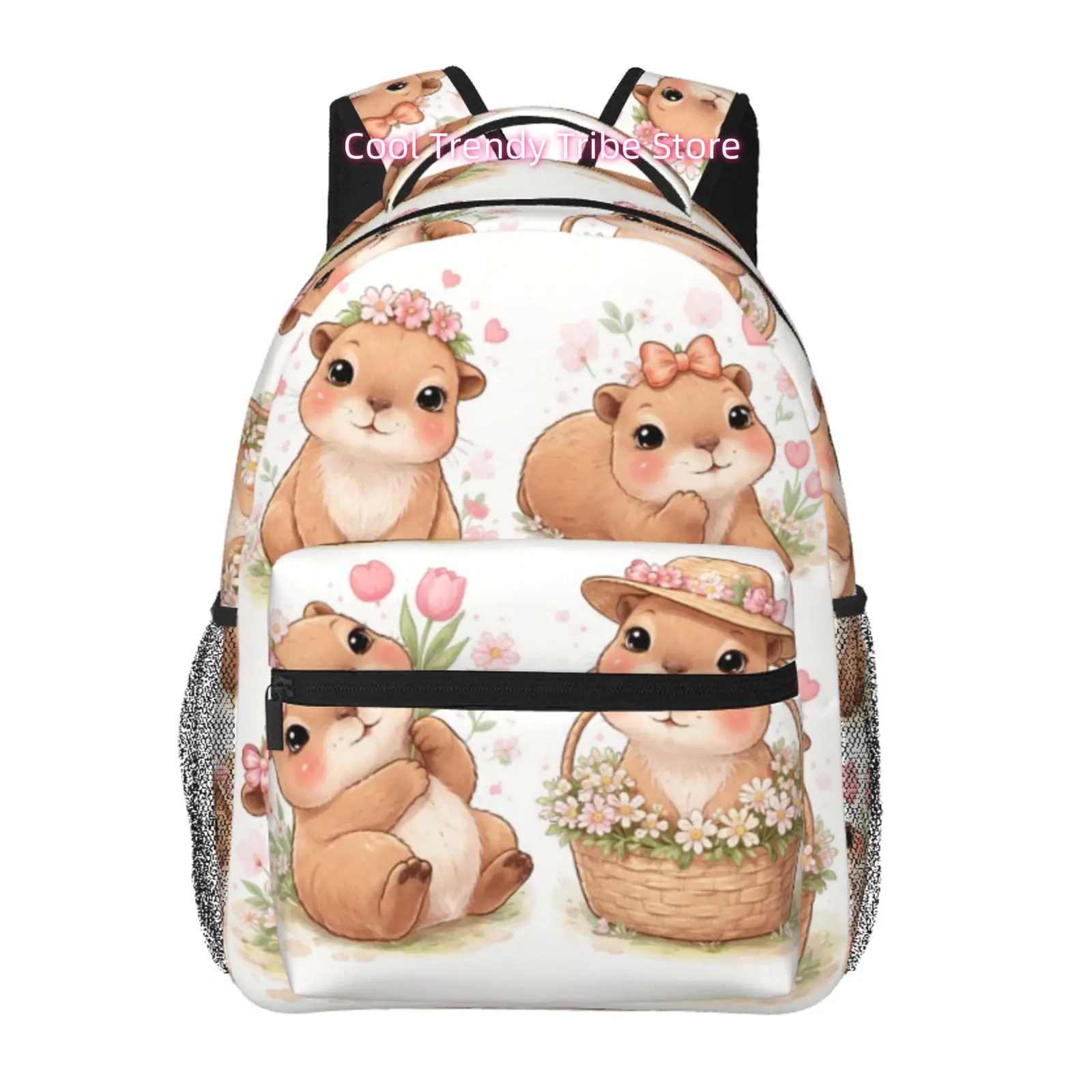 Cute Capybara Backpack with Capybara Print - Adjustable High Quality Oxford Cloth Suitable for Travel, Work & Daily Commute, Lig
Cute Capybara Backpack with Capybara Print - Adjustable High Quality Oxford Cloth Suitable for Travel, Work & Daily Commute, Lig