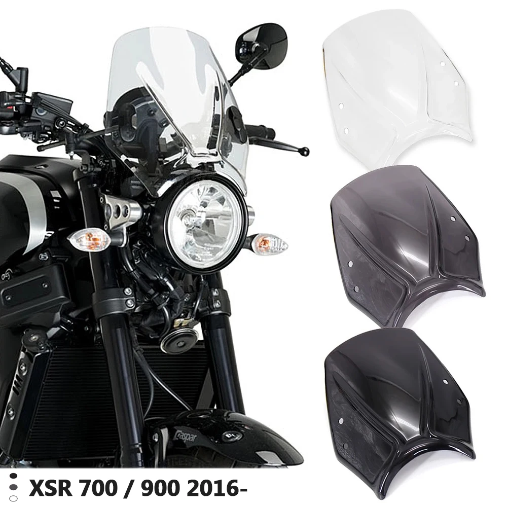 Motorcycle Windscreen Windshield For YAMAHA XSR900 XSR700 XSR 700 XSR 900 2016- Wind Deflector with Mounting Bracket Kit
Motorcycle Windscreen Windshield For YAMAHA XSR900 XSR700 XSR 700 XSR 900 2016- Wind Deflector with Mounting Bracket Kit