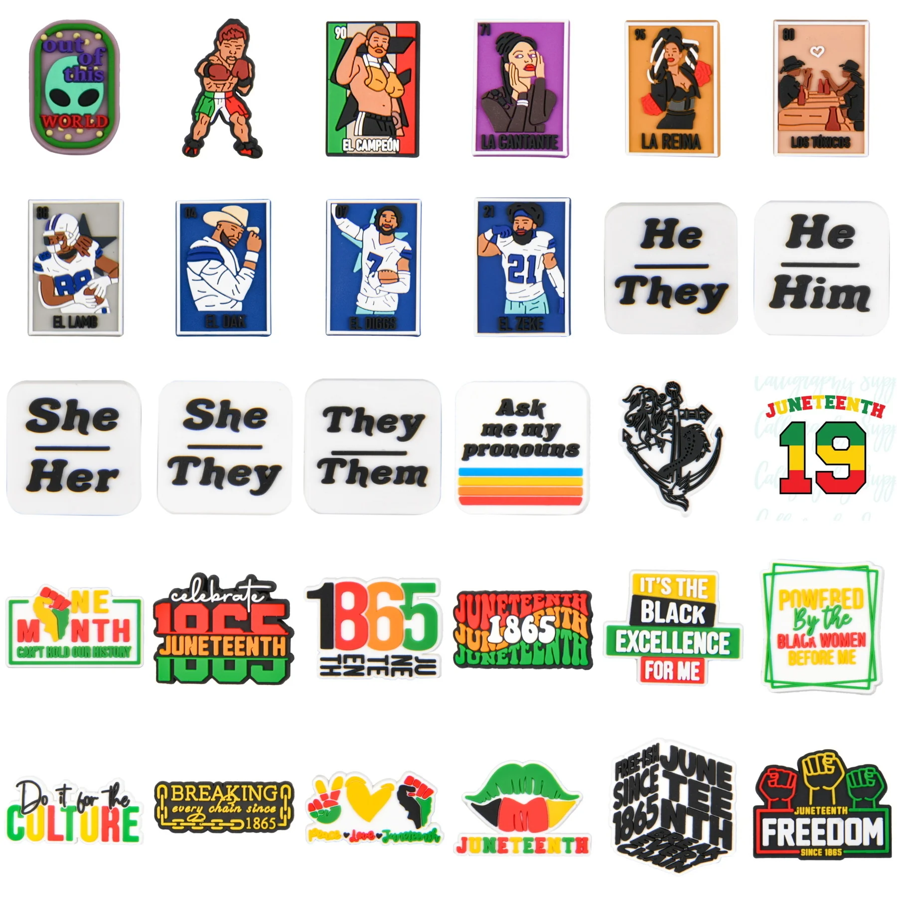 Juneteenth 1865 Shoe Charms Men Women Black Freedom Shoe Decorations Colorful June Bracelet Accessories I Have A Dream
Juneteenth 1865 Shoe Charms Men Women Black Freedom Shoe Decorations Colorful June Bracelet Accessories I Have A Dream