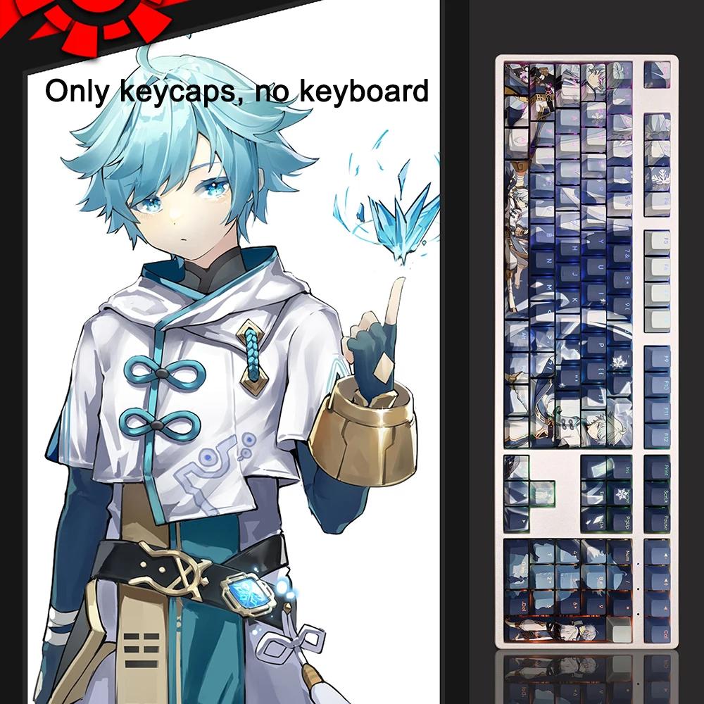 Genshin Impact Keycaps 108 Keys Chongyu PBT Dye Subbed Cherry Backlit Keycap Anime Gaming Key Caps For ANSI 61 87 104 108 Layout
Genshin Impact Keycaps 108 Keys Chongyu PBT Dye Subbed Cherry Backlit Keycap Anime Gaming Key Caps For ANSI 61 87 104 108 Layout