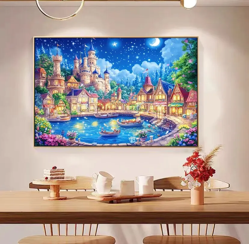Castle 9ct 60x80cm Наборы с принтом Вышивка крестиком DIY Набор для рукоделия в китайском стиле Домашний декор Ремесла
Castle 9ct 60x80cm Наборы с принтом Вышивка крестиком DIY Набор для рукоделия в китайском стиле Домашний декор Ремесла