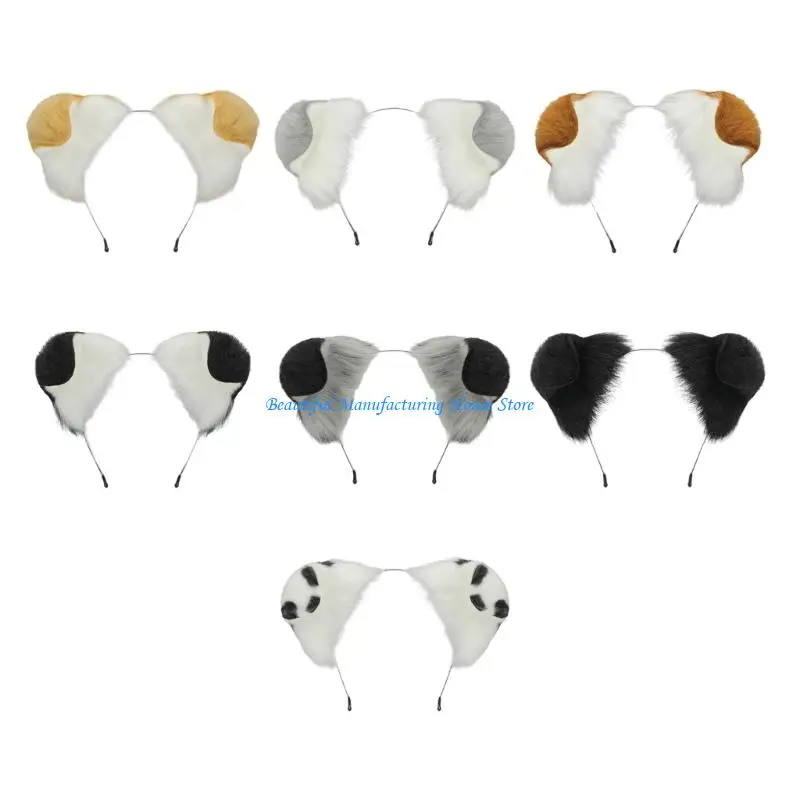 E56A Adjustable Dog Ears Headbands Comfortable Plush Hairband For Cosplayer Party
E56A Adjustable Dog Ears Headbands Comfortable Plush Hairband For Cosplayer Party
