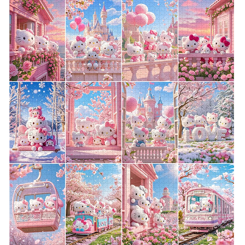 300/500/1000 шт. пазлы Sanrio персонаж Hello Kitty мультфильм головоломка бумажной карты деревянные декомпрессионные игрушки для взрослых ручной работы
300/500/1000 шт. пазлы Sanrio персонаж Hello Kitty мультфильм головоломка бумажной карты деревянные декомпрессионные игрушки для взрослых ручной работы