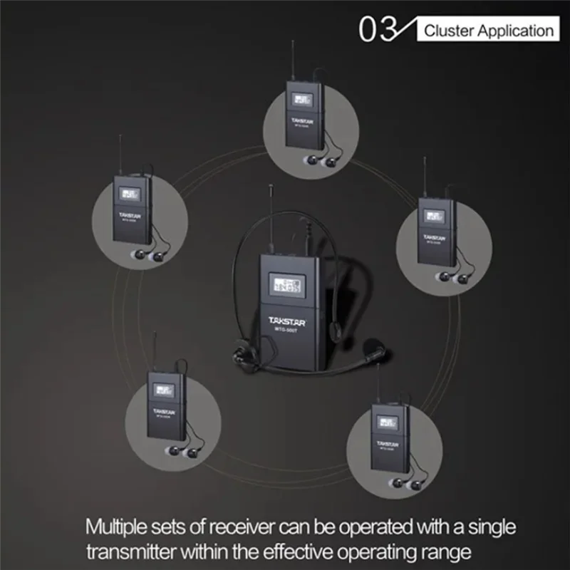 Excellent-TAKSTAR WTG-500 Wireless Tour Guide System Teaching Earphones UHF Frequency Wireless Audio System
Excellent-TAKSTAR WTG-500 Wireless Tour Guide System Teaching Earphones UHF Frequency Wireless Audio System