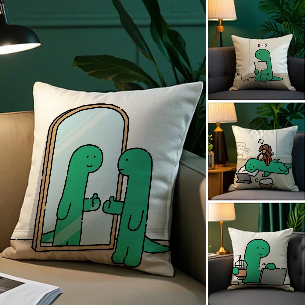 Joguman Korean Instagram Dinosaur Pillow Case Plush Fabric Soft Double Sided Print Sofa Cushion Cover Throw Pillow Covers
Joguman Korean Instagram Dinosaur Pillow Case Plush Fabric Soft Double Sided Print Sofa Cushion Cover Throw Pillow Covers