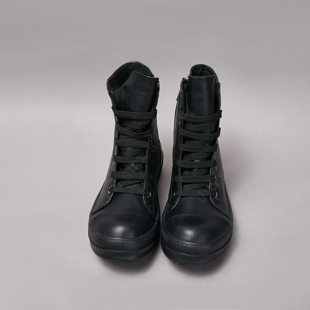 Ricks Luxury Shoe Men High Top Shoes Full Black Leather Boots Women Sneaker Owens Casual Shoes Flat Sneakers Lace Up Ankle Boot
Ricks Luxury Shoe Men High Top Shoes Full Black Leather Boots Women Sneaker Owens Casual Shoes Flat Sneakers Lace Up Ankle Boot