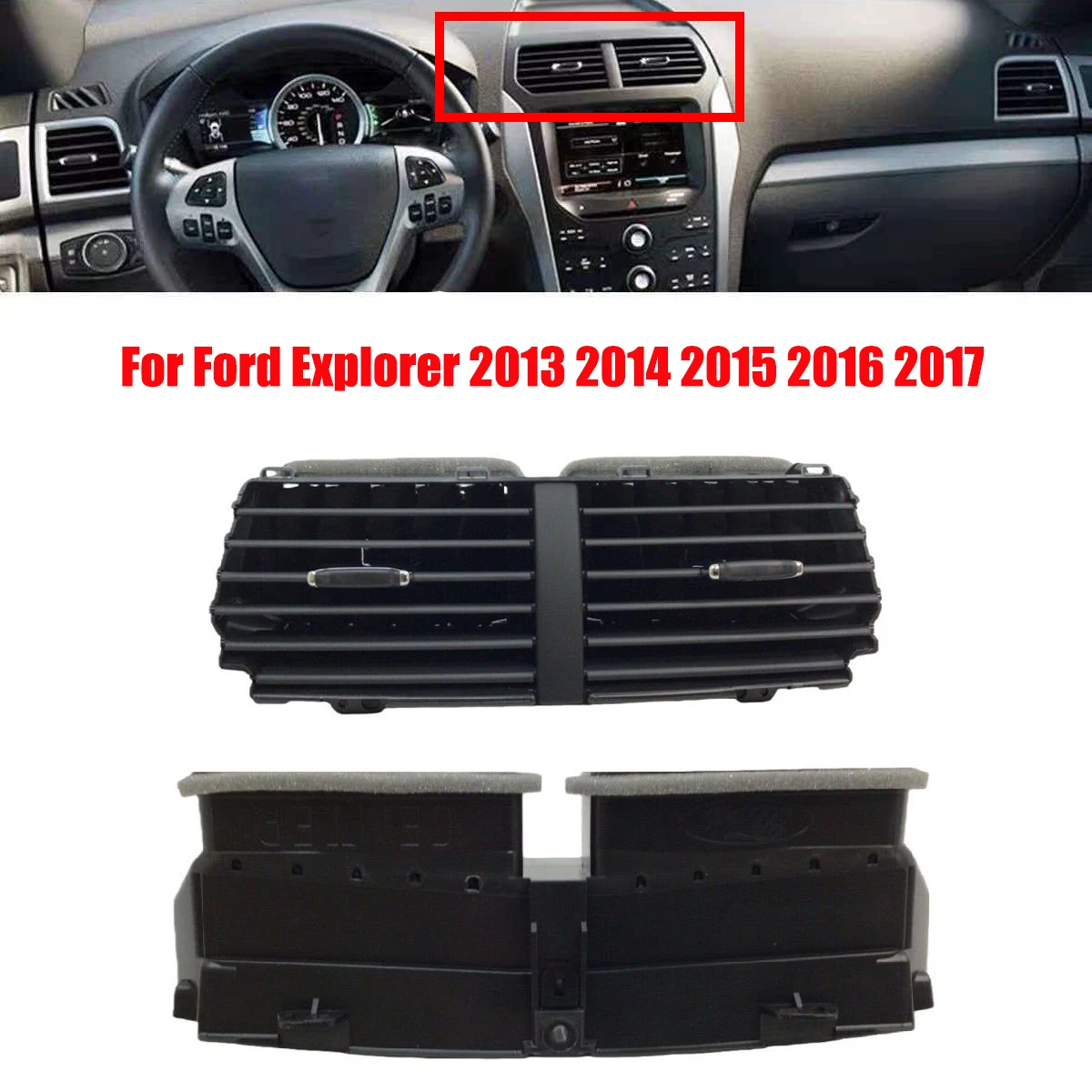 Air Conditioning Outlet Vent For Ford Explorer 2013 2014 2015 2016 2017 Inner Air Conditioner Air Vent Grille Assy
Air Conditioning Outlet Vent For Ford Explorer 2013 2014 2015 2016 2017 Inner Air Conditioner Air Vent Grille Assy