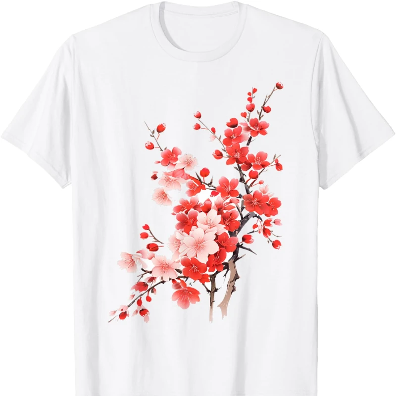 Cherry Blossom Flower Lover Art Graphic Flower T-Shirt Crew Neck Short Sleeve Cotton Top All Seasons Casual Fashion Comfortable
Cherry Blossom Flower Lover Art Graphic Flower T-Shirt Crew Neck Short Sleeve Cotton Top All Seasons Casual Fashion Comfortable