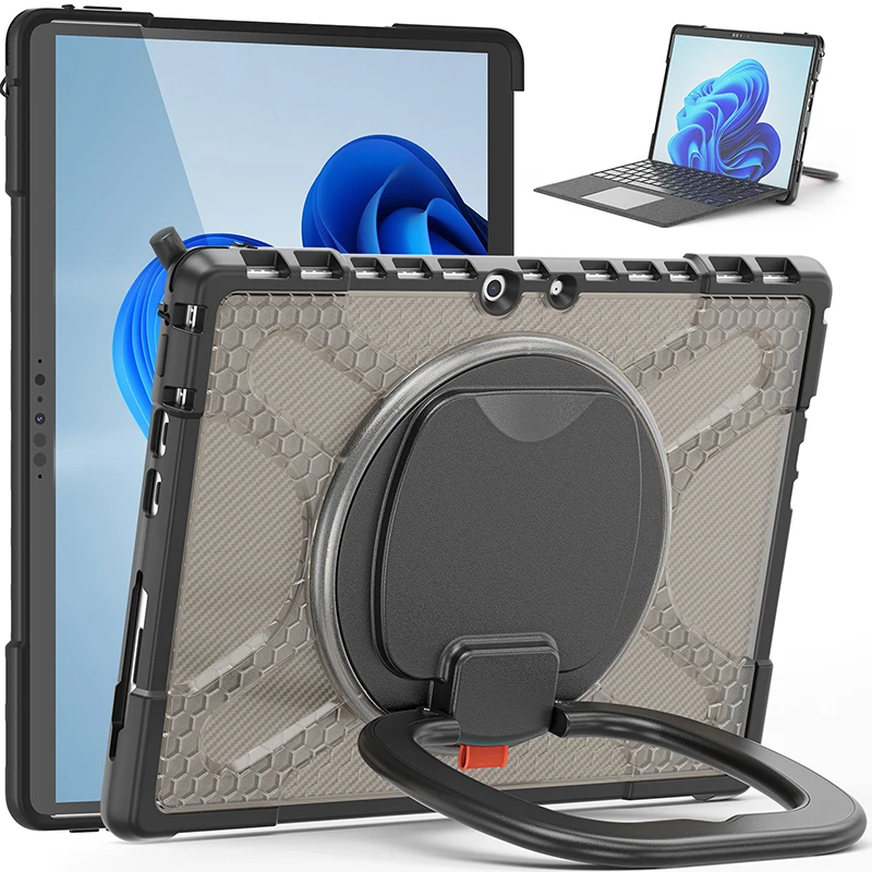 For Microsoft Surface Pro 7/6/5/4 12.3Inch Rugged Case 360 Rotating Handle Grip Kickstand for Surface Pro 8/9 13'' Go3 Go2 Cover
For Microsoft Surface Pro 7/6/5/4 12.3Inch Rugged Case 360 Rotating Handle Grip Kickstand for Surface Pro 8/9 13'' Go3 Go2 Cover