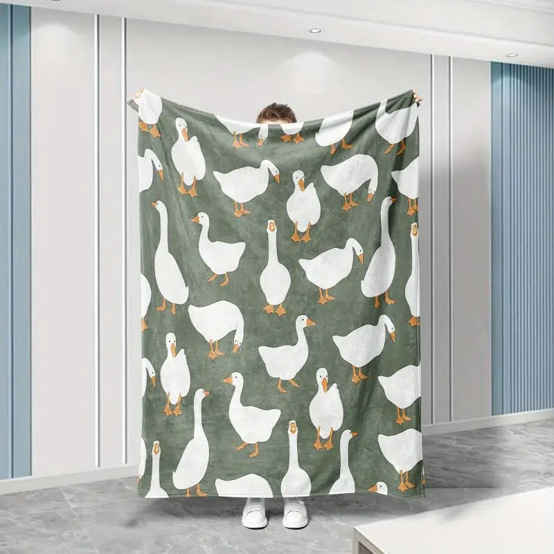 VIKAMA Minimalist Duck Flannel Blanket Soft Plush For Living Room Bedroom Office Camping Throw All Season
VIKAMA Minimalist Duck Flannel Blanket Soft Plush For Living Room Bedroom Office Camping Throw All Season