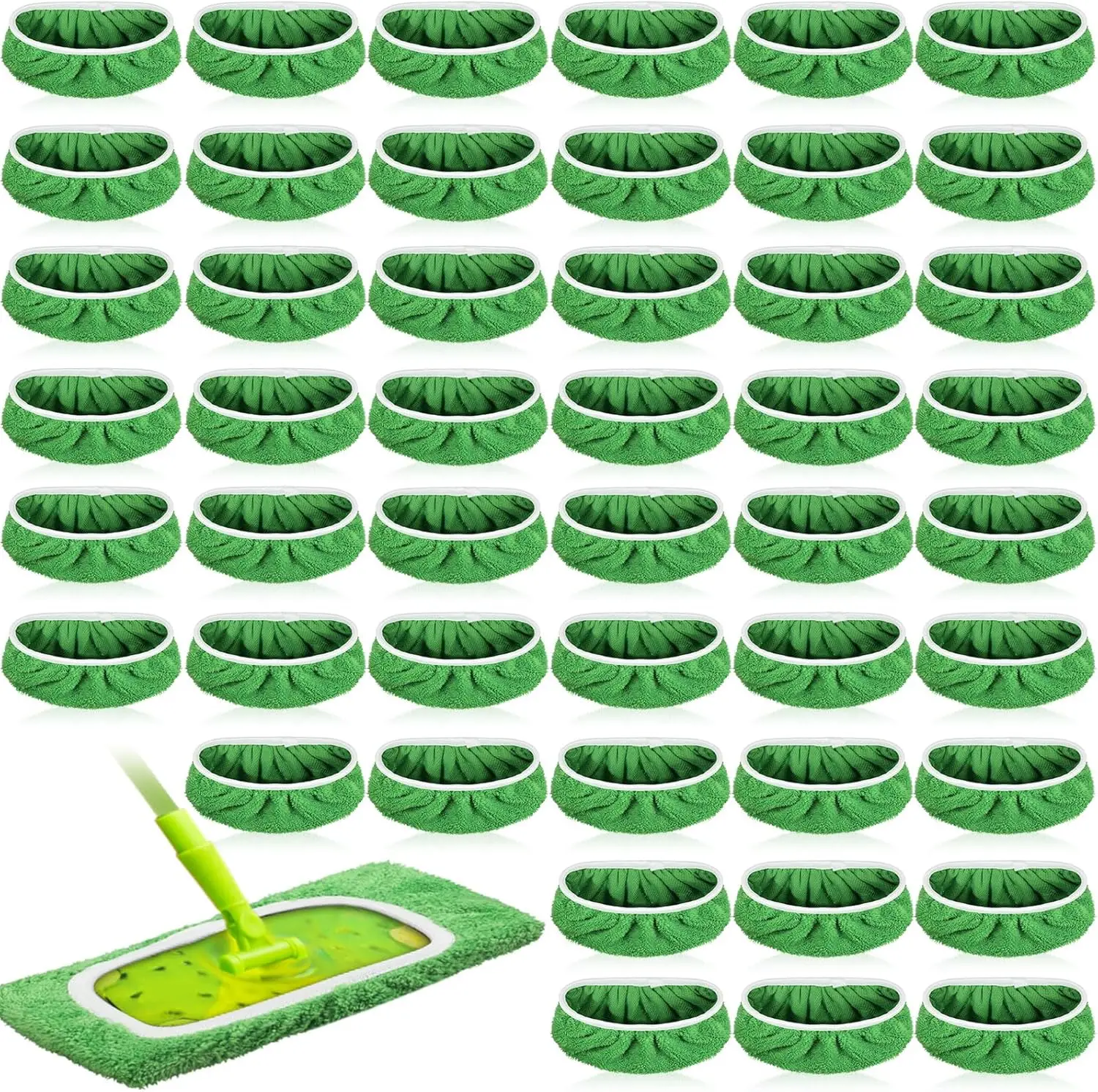 48 Pack Reusable Wet Mop Pads Refills Compatible with Mops Household Tools Washable Mop Pads for Wet or Dry Use Sweeper
48 Pack Reusable Wet Mop Pads Refills Compatible with Mops Household Tools Washable Mop Pads for Wet or Dry Use Sweeper
