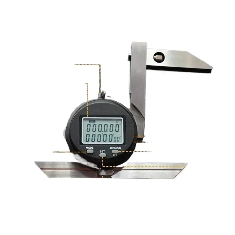 Steel Digital Protractor Ruler 0-360Degree Angle Ruler Protractor Goniometer Gauge Angle Finder Woodworking Measure To
Steel Digital Protractor Ruler 0-360Degree Angle Ruler Protractor Goniometer Gauge Angle Finder Woodworking Measure To