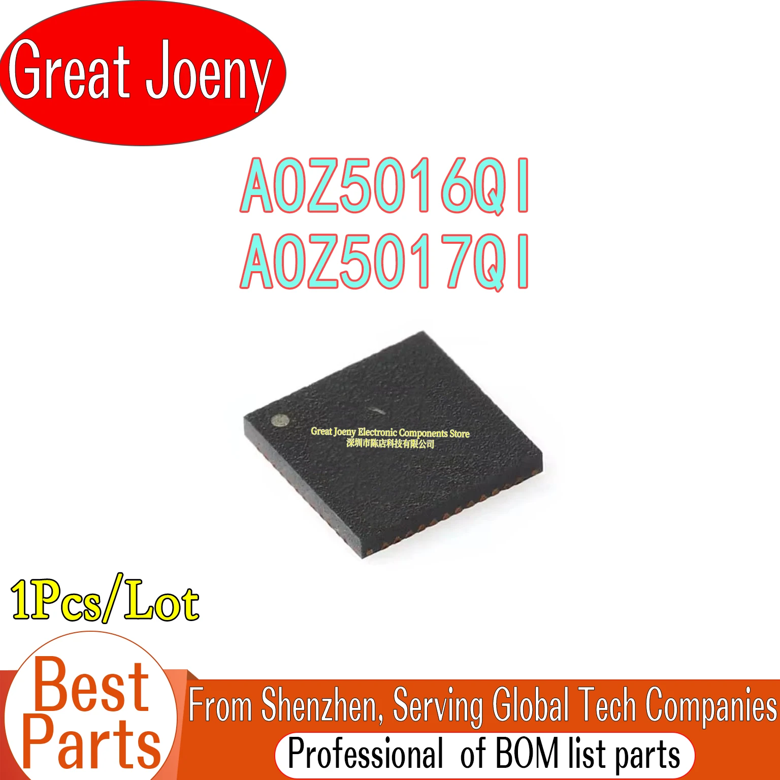 (1piece) 100% New AOZ5016QI AOZ5016 AT00 ATOO AOZ5017QI AOZ5017 AS00 ASOO QFN-31
(1piece) 100% New AOZ5016QI AOZ5016 AT00 ATOO AOZ5017QI AOZ5017 AS00 ASOO QFN-31