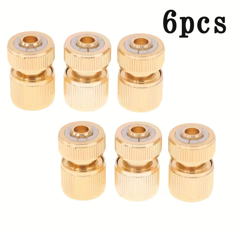 Set of 6-Coated 1/2" Quick Connect Swivel Adapters for Garden Hoses, Designed for Connecting Watering And Irrigation Syste
Set of 6-Coated 1/2" Quick Connect Swivel Adapters for Garden Hoses, Designed for Connecting Watering And Irrigation Syste