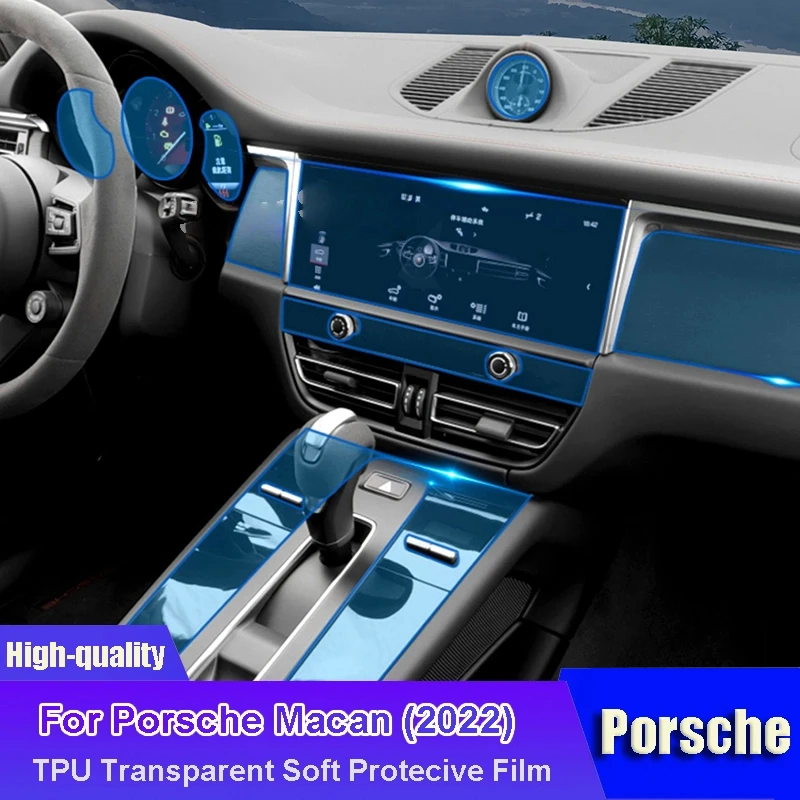 For Porsche Macan (2022) Car Interior Center Console Transparent TPU Film Protective Anti-scratch Car Sticker Accessories
For Porsche Macan (2022) Car Interior Center Console Transparent TPU Film Protective Anti-scratch Car Sticker Accessories