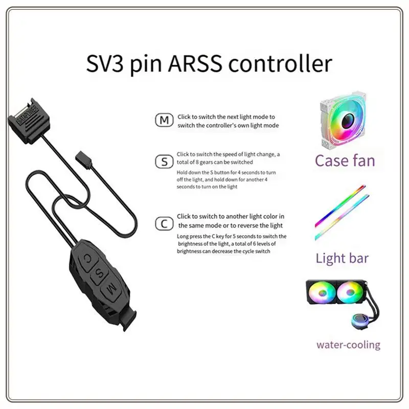 Надежный кабель контроллера ARGB 5 В 3-контактный контроллер RGB Блок питания SATA Световые полосы Кабель контроллера Световые полосы Контроллер C
Надежный кабель контроллера ARGB 5 В 3-контактный контроллер RGB Блок питания SATA Световые полосы Кабель контроллера Световые полосы Контроллер C