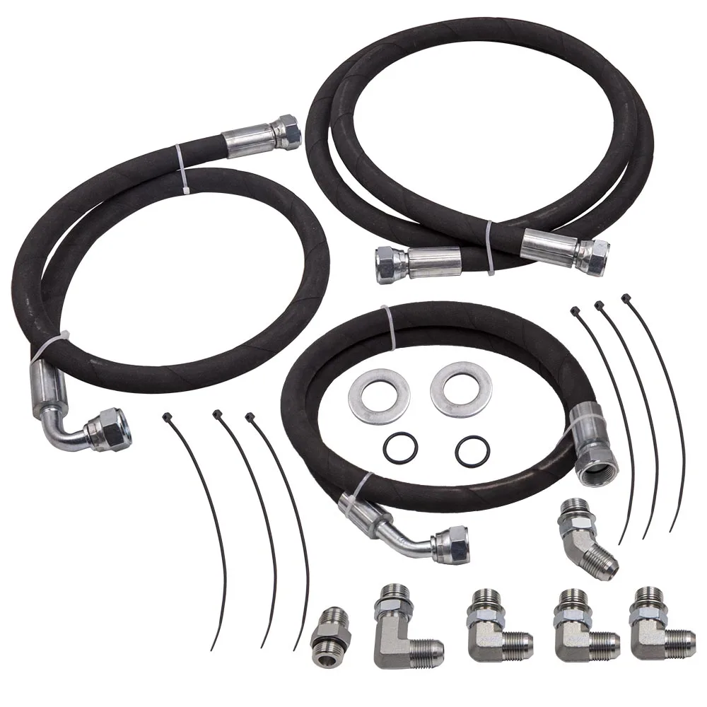 Transmission Cooler Lines Assmbly Kit for Chevy / GMC Duramax 6.6L 2006-2010 + Adapters
Transmission Cooler Lines Assmbly Kit for Chevy / GMC Duramax 6.6L 2006-2010 + Adapters