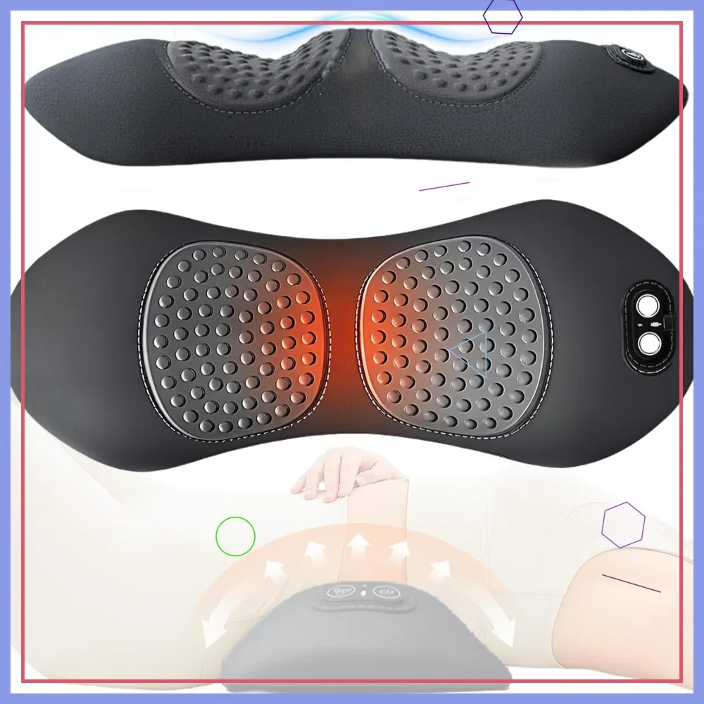 3 in 1 Electric Back Massager with Vibration & Heat, Memory Foam Lumbar Pillow for Chair
3 in 1 Electric Back Massager with Vibration & Heat, Memory Foam Lumbar Pillow for Chair