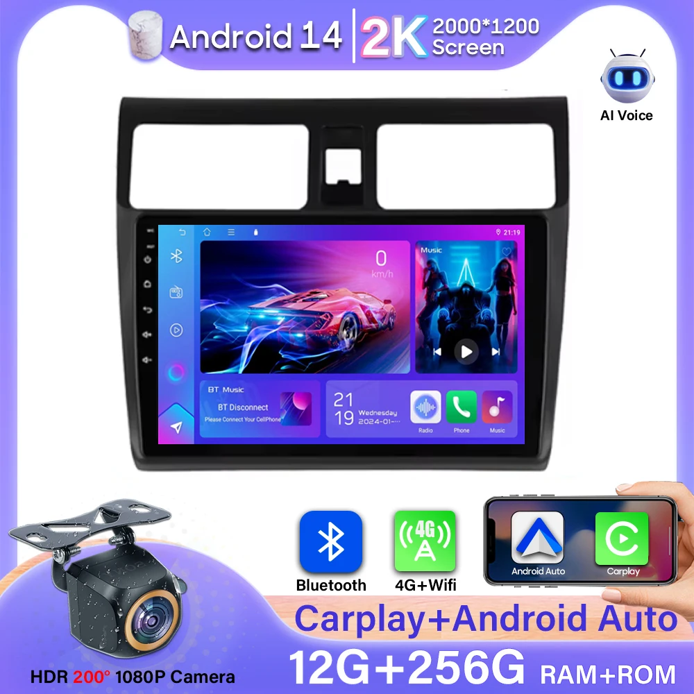 2din Android 11 Car Radio For Suzuki Swift 2003 - 2006 2007 2008 2009 2010 Multimedia Player Carplay Stereo GPS DVD Head Unit 2k
2din Android 11 Car Radio For Suzuki Swift 2003 - 2006 2007 2008 2009 2010 Multimedia Player Carplay Stereo GPS DVD Head Unit 2k