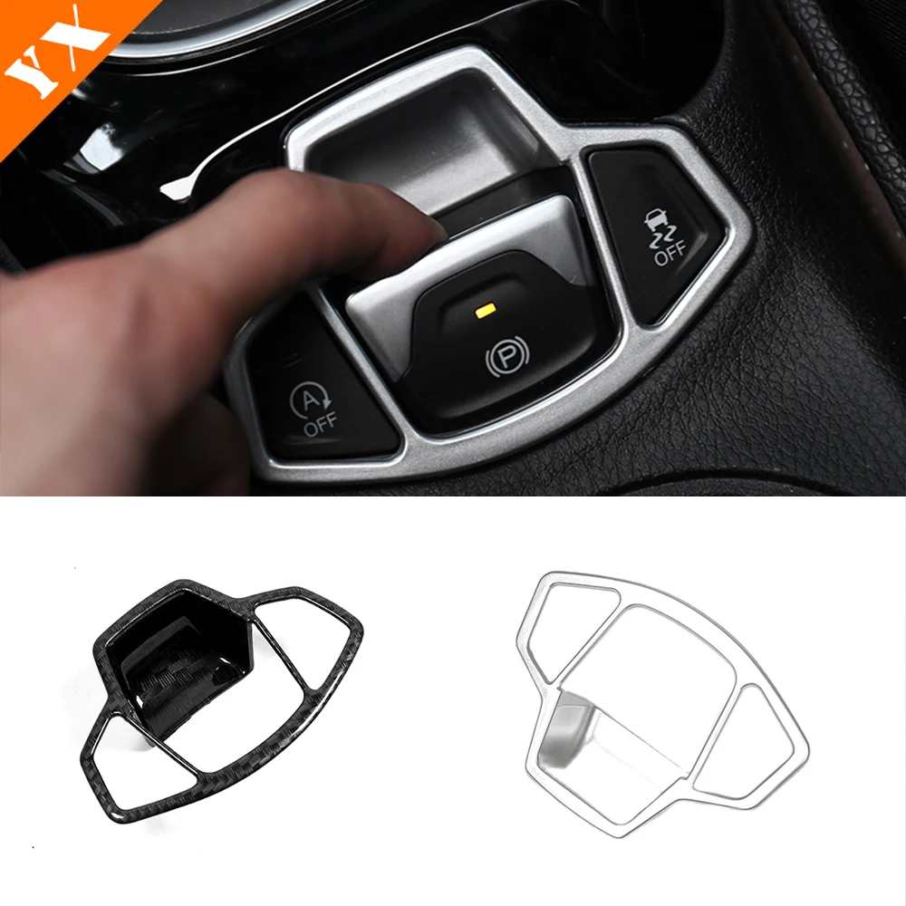 Car Electronic Hand Brake Button Panel Trim Cover Carbon Silver Styling Moulding For Jeep Compass 2017-2021 Accessories 1pcs
Car Electronic Hand Brake Button Panel Trim Cover Carbon Silver Styling Moulding For Jeep Compass 2017-2021 Accessories 1pcs