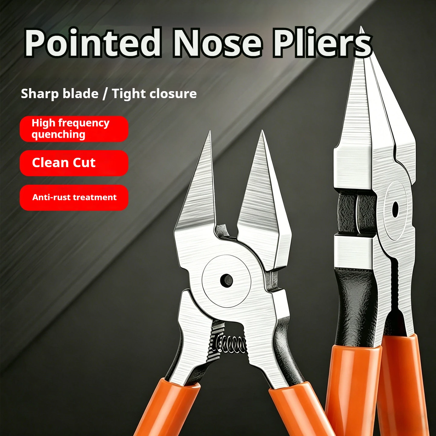 KANOYU Ultra-thin, extremely sharp water-jet pliers with high hardness, wire-cutting model, curved jaw pliers, industrial grade
KANOYU Ultra-thin, extremely sharp water-jet pliers with high hardness, wire-cutting model, curved jaw pliers, industrial grade