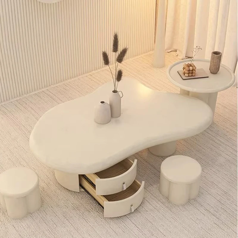 White Cream Coffee Table Cloud Large Size Room Decor Professional Vintage Side Table Simple Meubles Chinese Style Furniture
White Cream Coffee Table Cloud Large Size Room Decor Professional Vintage Side Table Simple Meubles Chinese Style Furniture