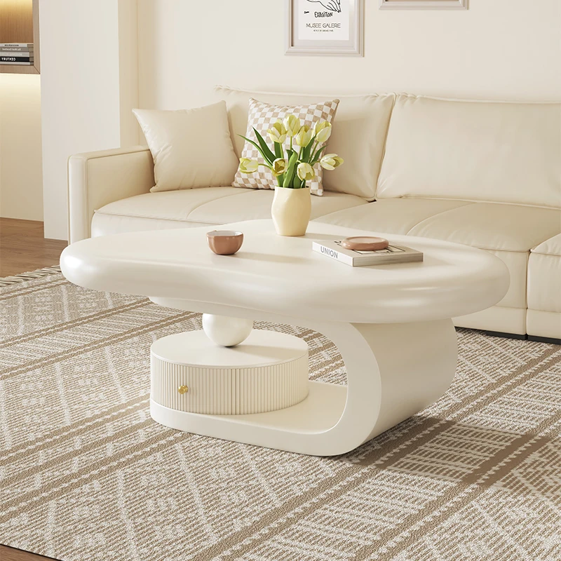 Tang Yi French cream wind cloud coffee table living room household small apartment creative designer simple modern high sense 
Tang Yi French cream wind cloud coffee table living room household small apartment creative designer simple modern high sense