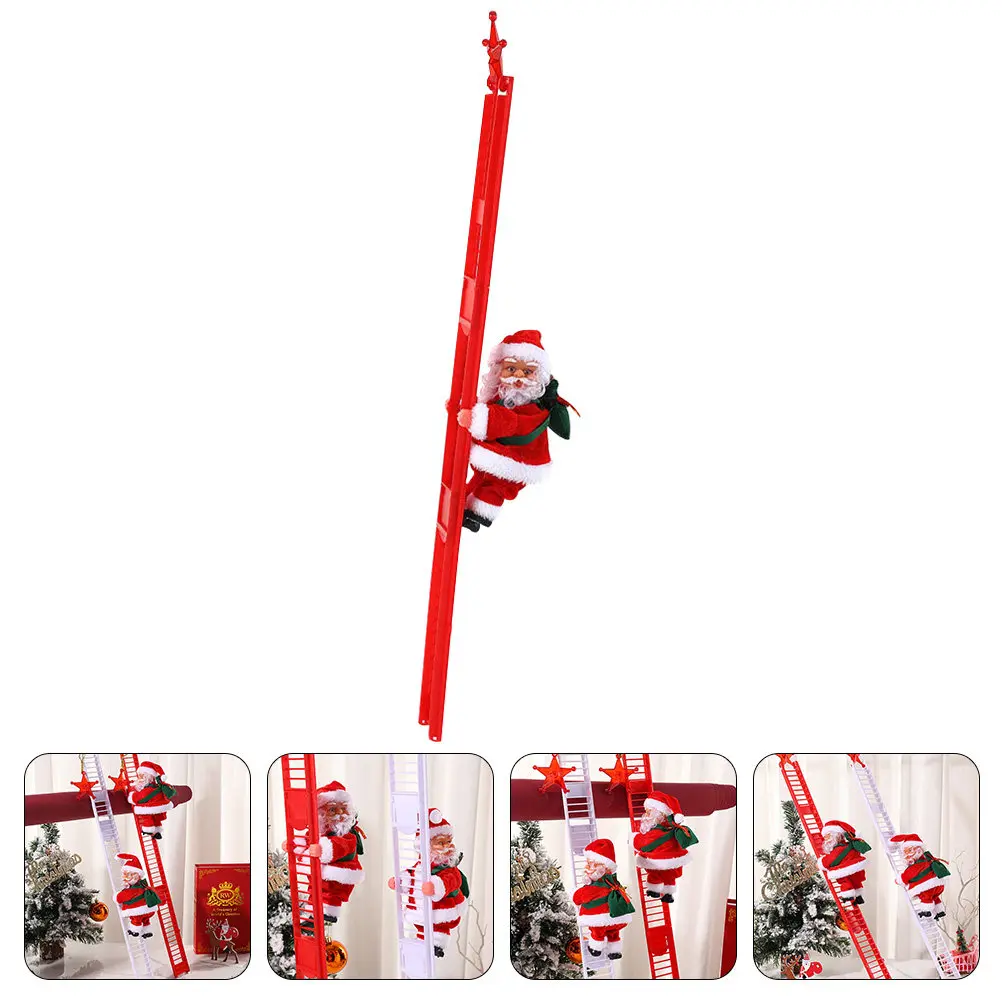 Xmas Electric Santa Claus Climbing Ladder Christmas Ornament Fun Gift for Children Home Decor Xmas Climbing Santa Claus
Xmas Electric Santa Claus Climbing Ladder Christmas Ornament Fun Gift for Children Home Decor Xmas Climbing Santa Claus