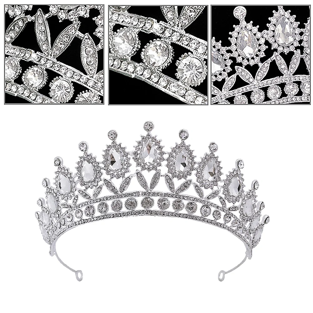 Water Drop Diamond Princess Crown Headband Bridal Ring Distinctive Exquisite Copper Claw Charming Hair Jewelry Headwear Miss
Water Drop Diamond Princess Crown Headband Bridal Ring Distinctive Exquisite Copper Claw Charming Hair Jewelry Headwear Miss