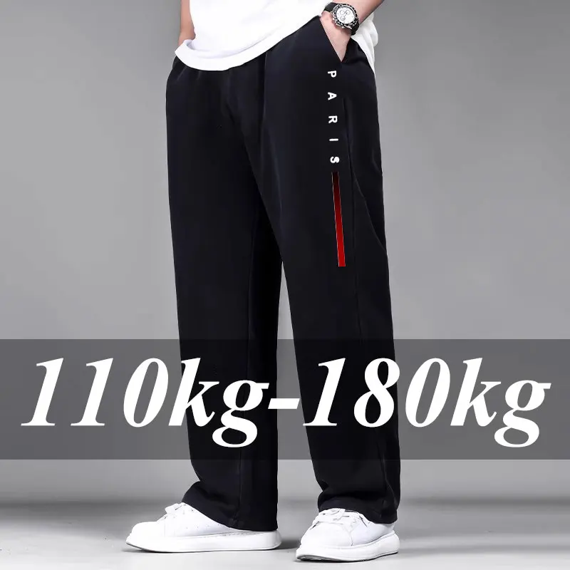 Men's Sports Pants Plus Size 110-108KG Casual Spring Autumn Print Drawstring Pocket Sweatpants Fashion Trousers Male Clothing
Men's Sports Pants Plus Size 110-108KG Casual Spring Autumn Print Drawstring Pocket Sweatpants Fashion Trousers Male Clothing