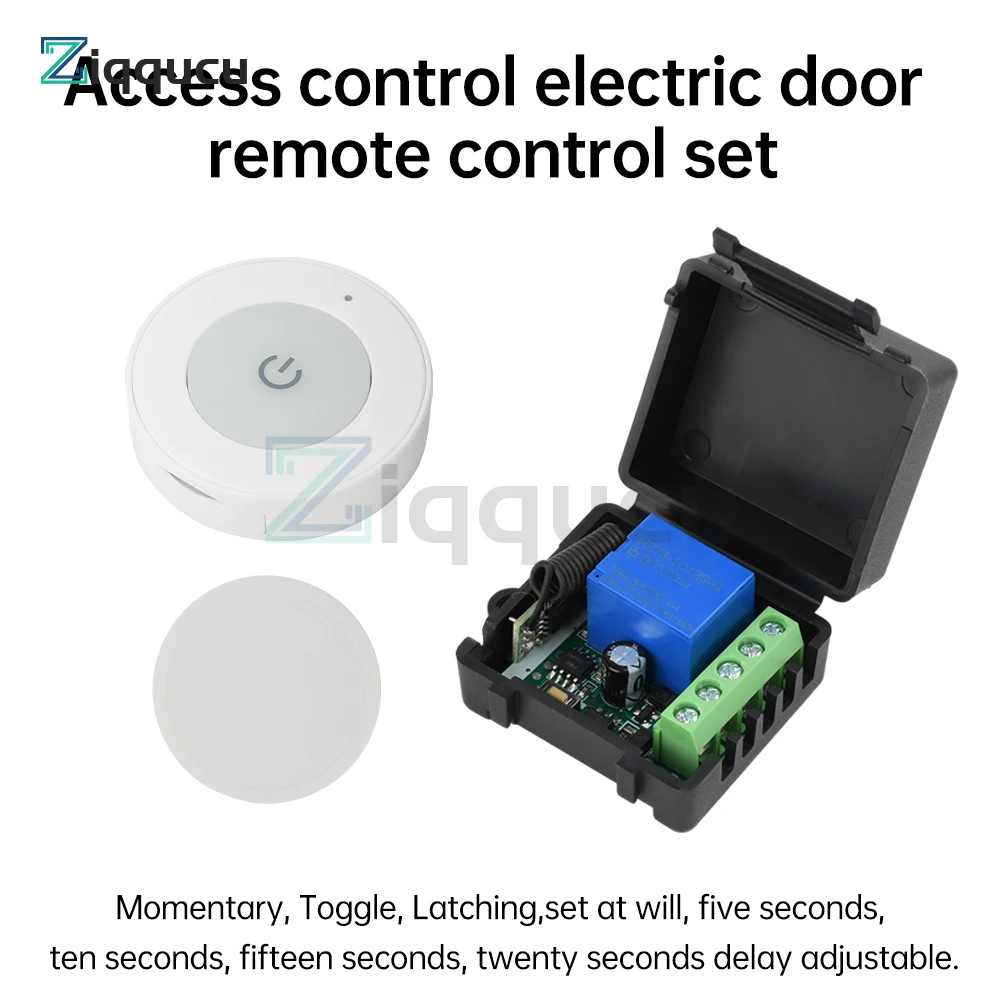 1CH 433Mhz Universal Wireless Remote Control Switch DC 12V Single Channel Relay Receiver Module and RF Transmitter
1CH 433Mhz Universal Wireless Remote Control Switch DC 12V Single Channel Relay Receiver Module and RF Transmitter