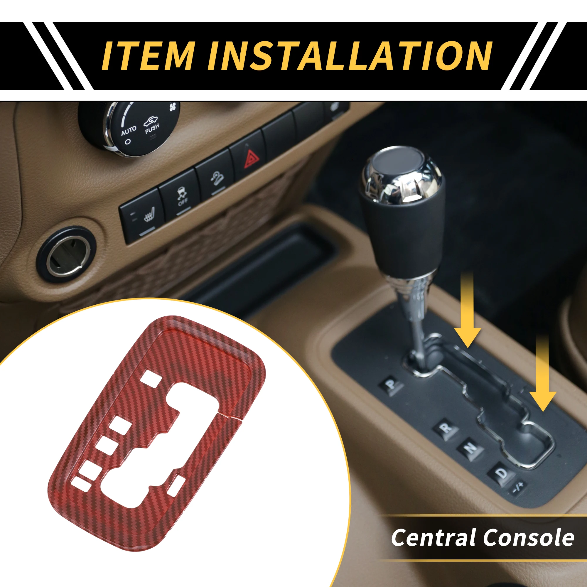 UXCELL Center Console Gear Shift Frame Panel Cover Trim for Jeep Wrangler JK JKU Red
UXCELL Center Console Gear Shift Frame Panel Cover Trim for Jeep Wrangler JK JKU Red