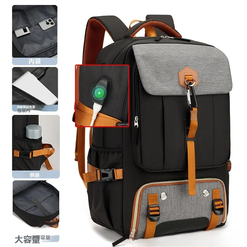 Large Capacity Outdoor Waterproof Camping Backpack for Universal Leisure with Shoe Travel Backpack Oxford Computer Backpack
Large Capacity Outdoor Waterproof Camping Backpack for Universal Leisure with Shoe Travel Backpack Oxford Computer Backpack