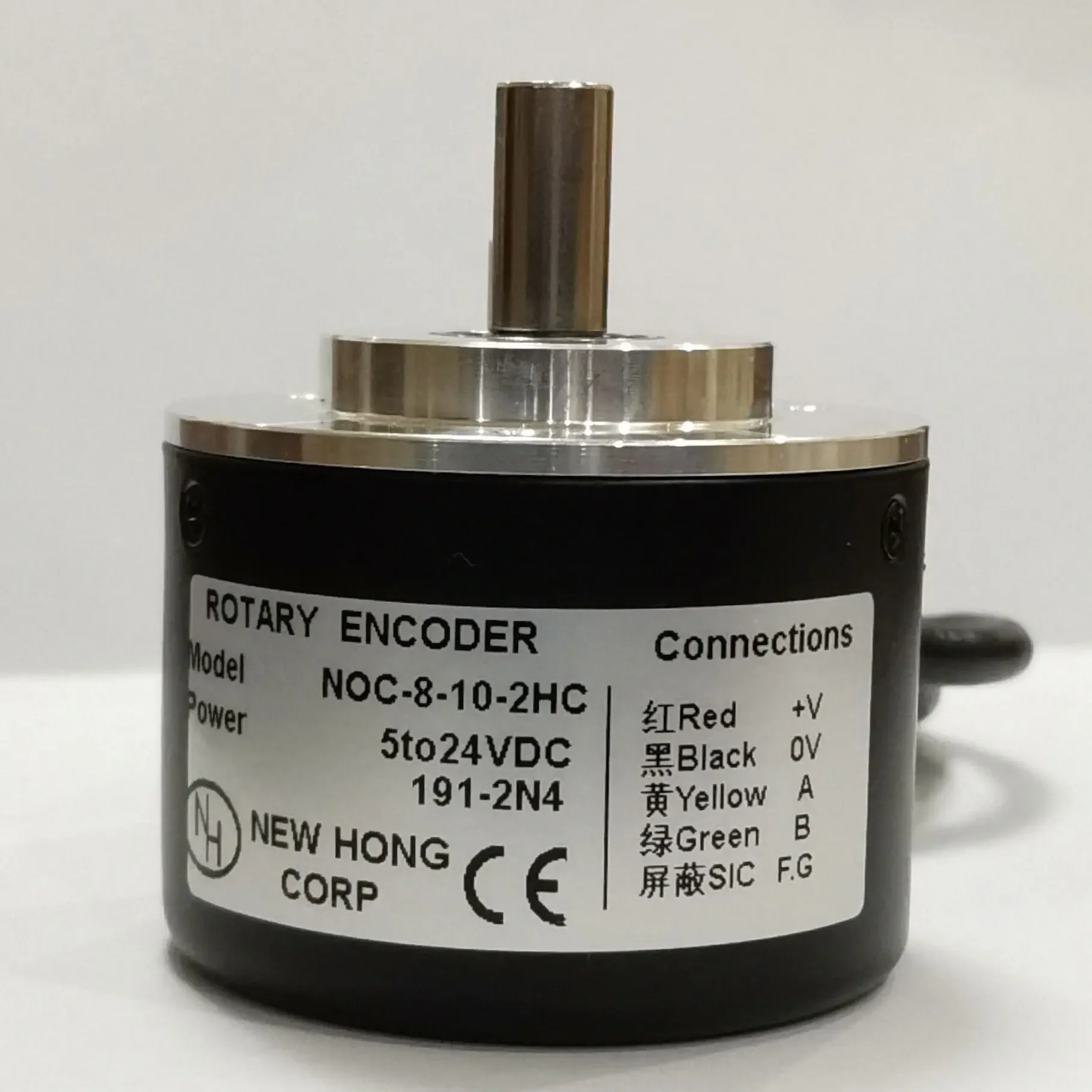 24V incremental rotary encoder outer diameter 50 axis diameter 8mm 5008 5208 1-1024 pulse AB phase
24V incremental rotary encoder outer diameter 50 axis diameter 8mm 5008 5208 1-1024 pulse AB phase