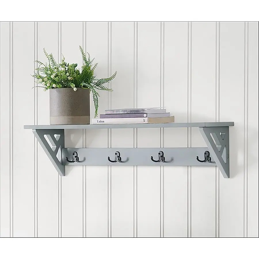 Coventry 36 W Coat Hook with Shelf, Gray
Coventry 36 W Coat Hook with Shelf, Gray