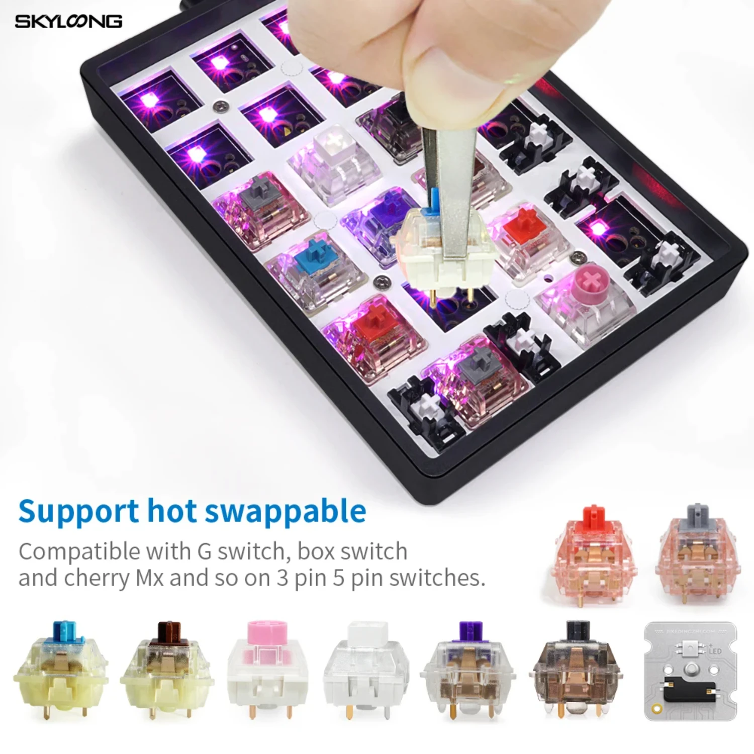 SKYLOONG GK21S Mechanical Numeric Keyboard Mini Gamer Bluetooth Mechanical Switch Gaming Keyboards for Win Tablet Laptop Desktop
SKYLOONG GK21S Mechanical Numeric Keyboard Mini Gamer Bluetooth Mechanical Switch Gaming Keyboards for Win Tablet Laptop Desktop