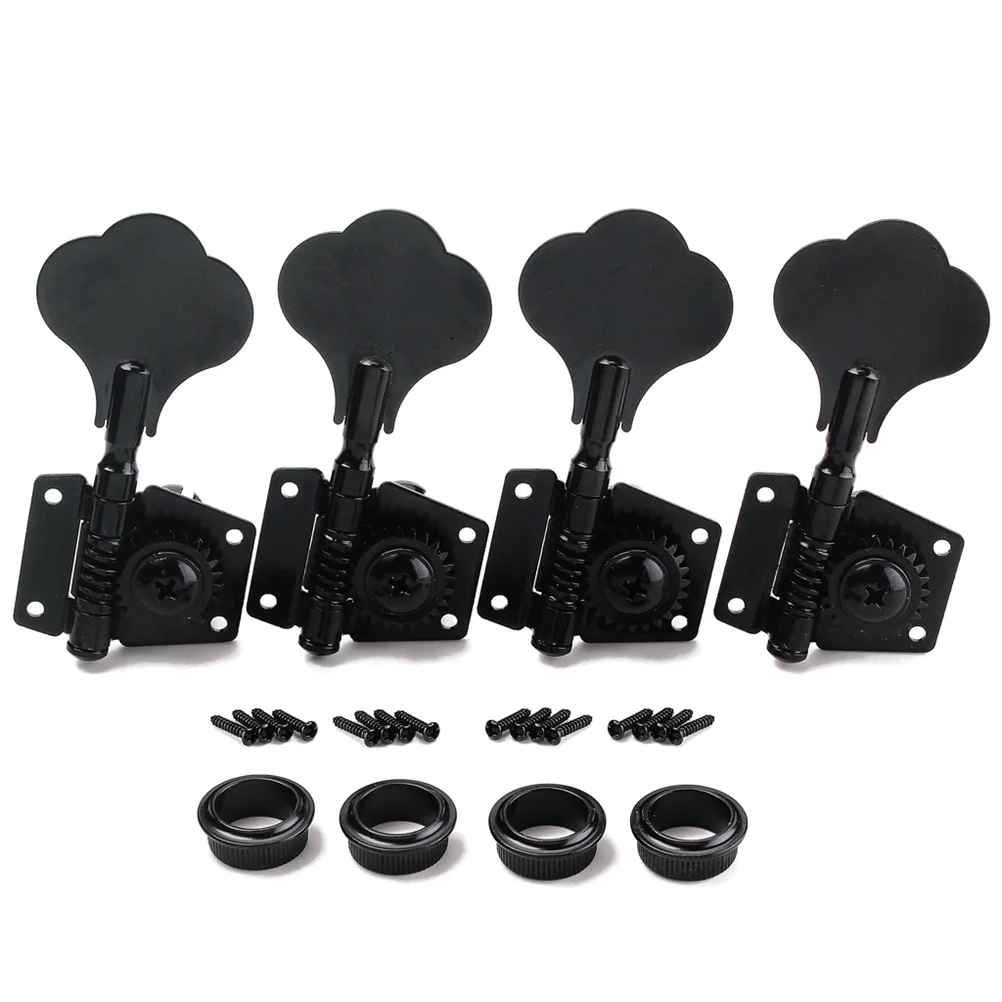 Bass Tuning Pegs Keys Tuner Machine Heads Vintage Open Style 4R Tuner Heads Set with Mounting Screws Ferrules for 4 String Bass
Bass Tuning Pegs Keys Tuner Machine Heads Vintage Open Style 4R Tuner Heads Set with Mounting Screws Ferrules for 4 String Bass