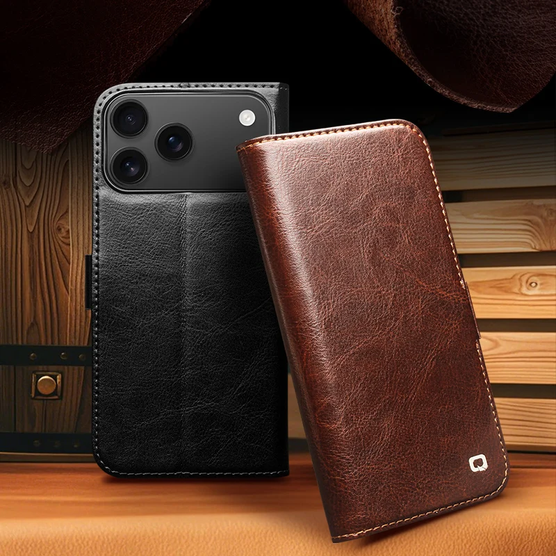 Чехол Qialino из натуральной кожи для телефона Iphone 17 Air 16 15 Pro Max в деловом стиле, модный роскошный чехол с отделениями для карт
Чехол Qialino из натуральной кожи для телефона Iphone 17 Air 16 15 Pro Max в деловом стиле, модный роскошный чехол с отделениями для карт