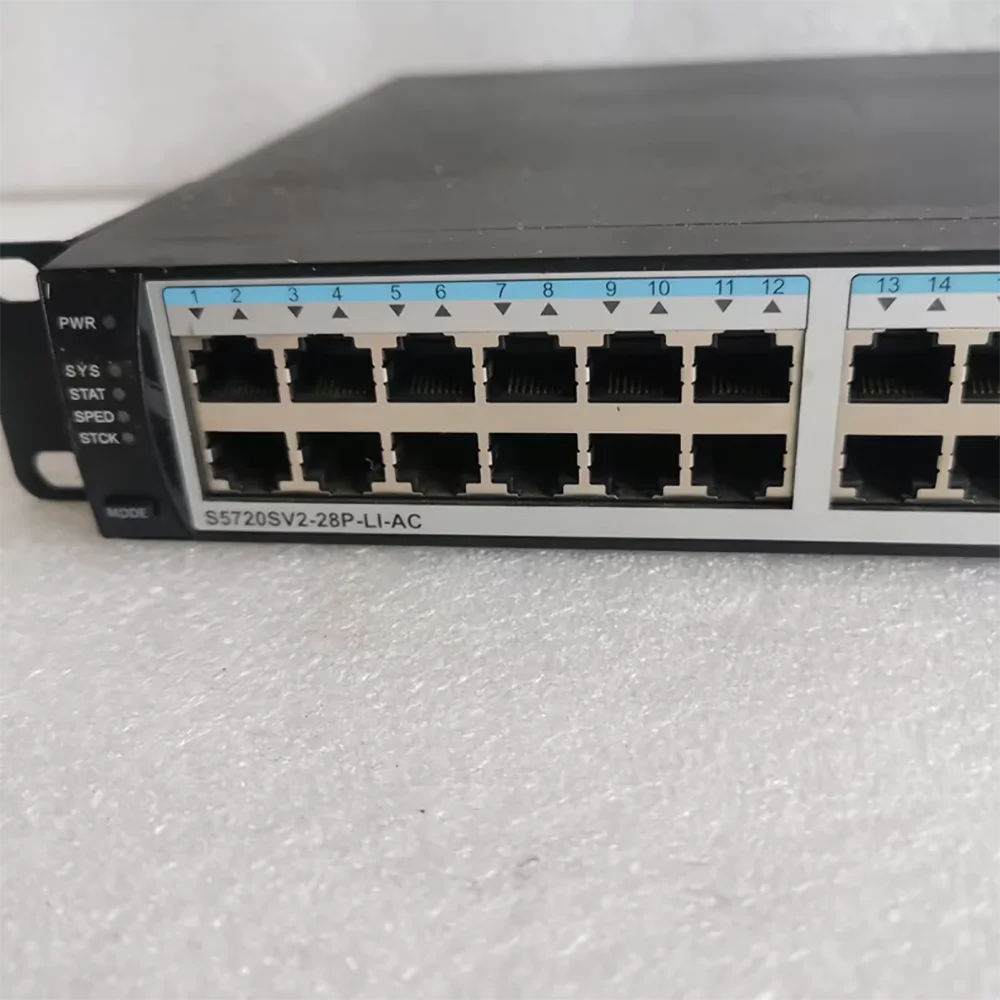 For HUAWEI S5720SV2-28P-LI-AC 24 port Gigabit Ethernet 4-port SFP Layer 2 Network Management Switch
For HUAWEI S5720SV2-28P-LI-AC 24 port Gigabit Ethernet 4-port SFP Layer 2 Network Management Switch