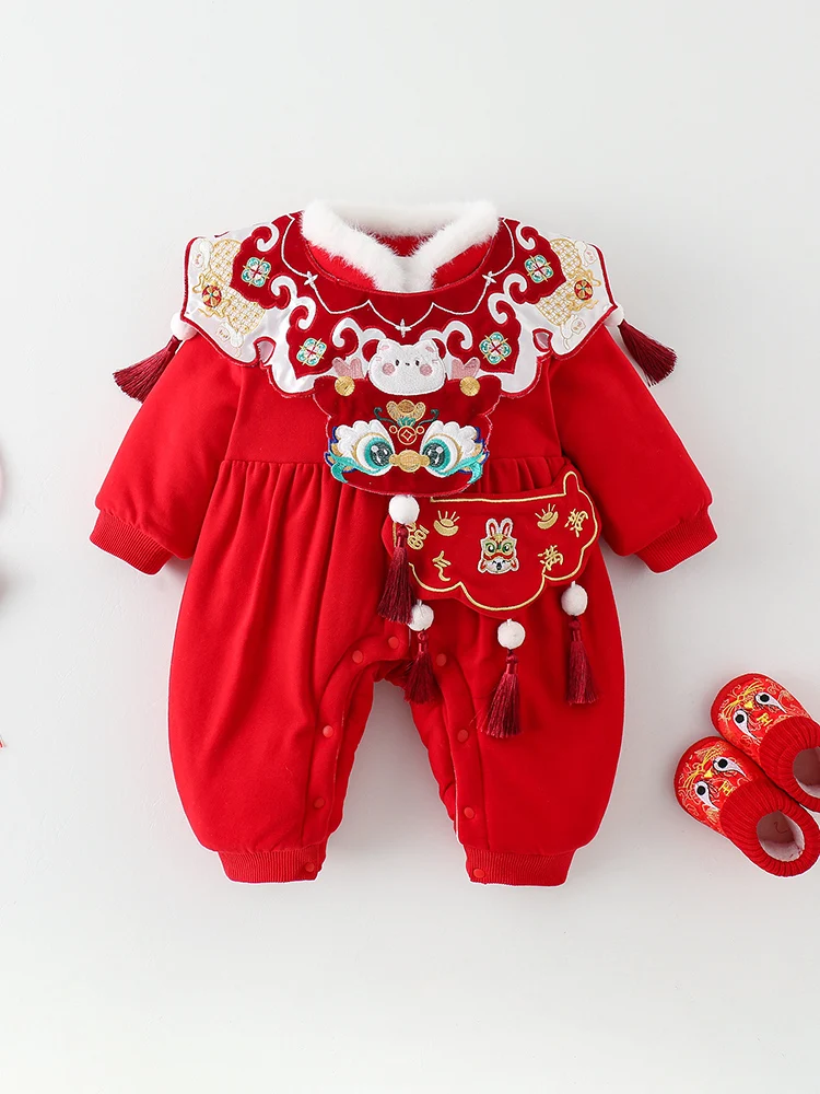 Thiened Fce Baby Girl Rer Winter Clothes Red Celebration Clothes 00 Days Banquet New Year Visit Cler Suit
Thiened Fce Baby Girl Rer Winter Clothes Red Celebration Clothes 00 Days Banquet New Year Visit Cler Suit