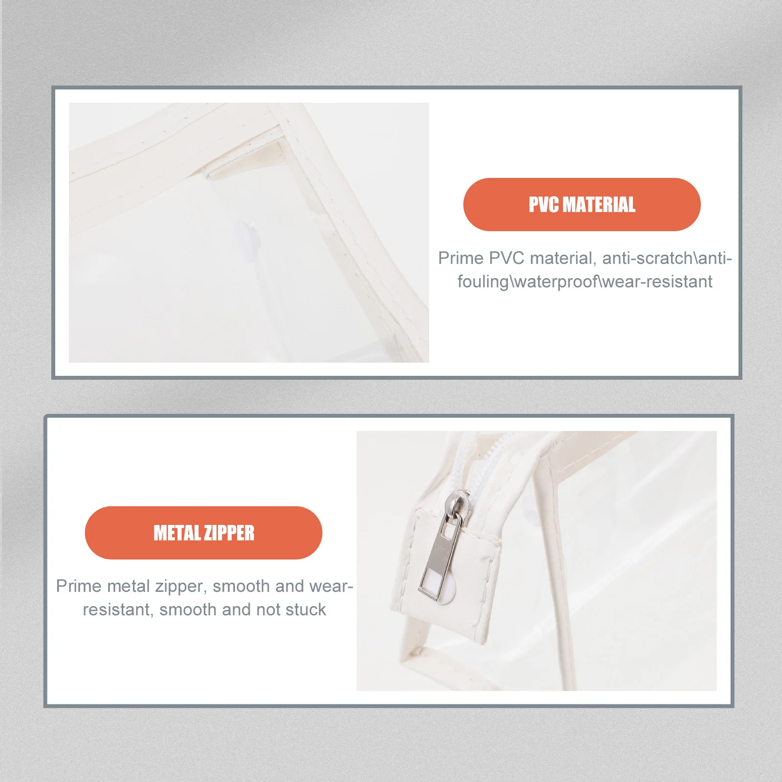2Pcs Pencil Bags Large Capacity Transparent Zipper Stationery Organizer Portable Pen Storage Pouch for School Office
2Pcs Pencil Bags Large Capacity Transparent Zipper Stationery Organizer Portable Pen Storage Pouch for School Office