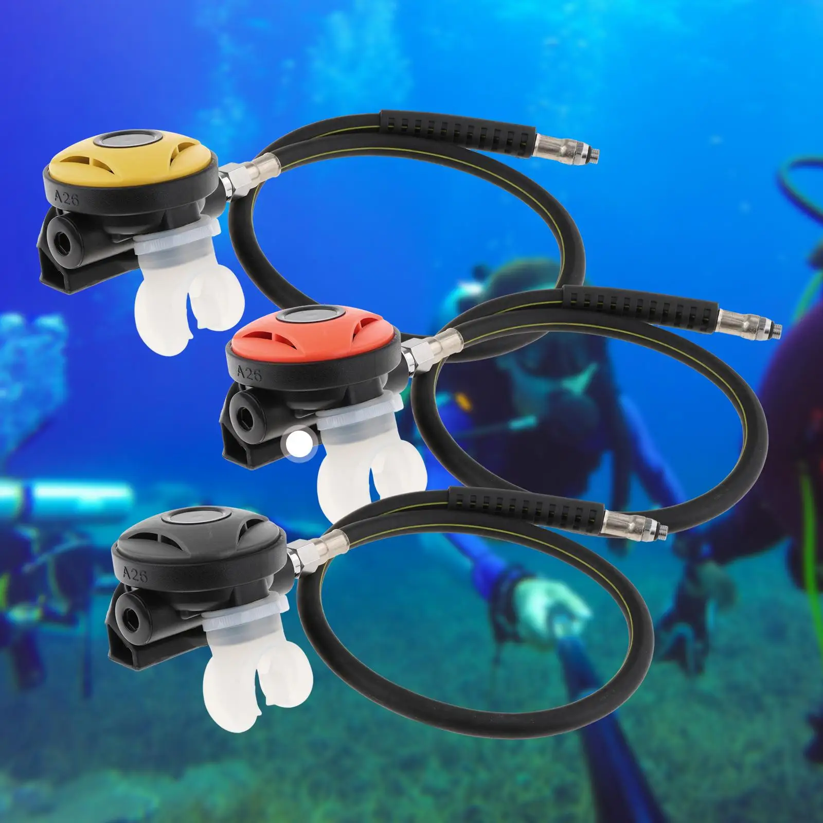 Diving 2ND Stage Regulator Accessory Equipment Underwater Breath Adjustable Controller Snorkel Controller with Mouthpiece
Diving 2ND Stage Regulator Accessory Equipment Underwater Breath Adjustable Controller Snorkel Controller with Mouthpiece