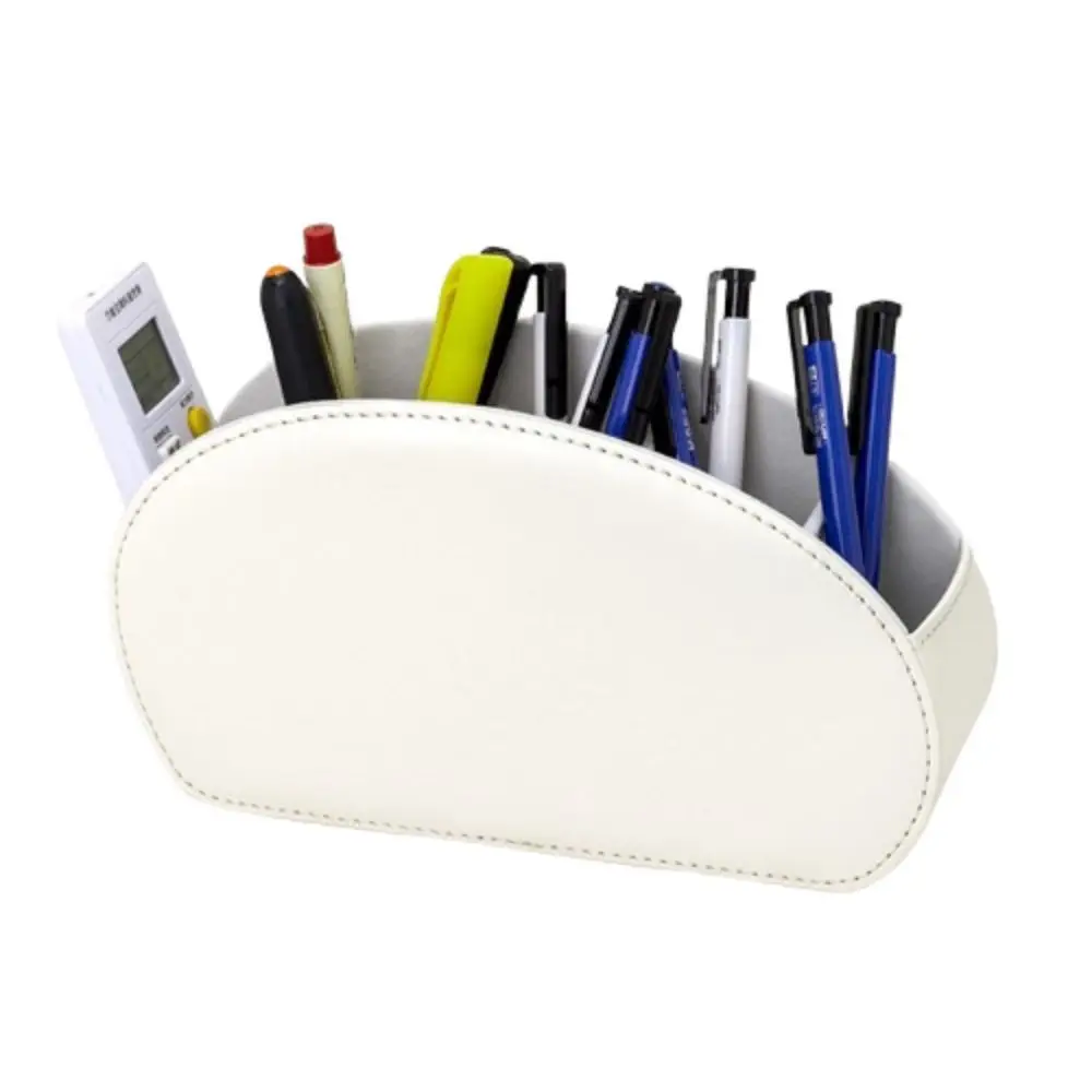 5 Grids Desktop Stationery Organizer PU Leather Multi-purpose Desk Organizer Box Solid Color Simple Style Storage Rack
5 Grids Desktop Stationery Organizer PU Leather Multi-purpose Desk Organizer Box Solid Color Simple Style Storage Rack