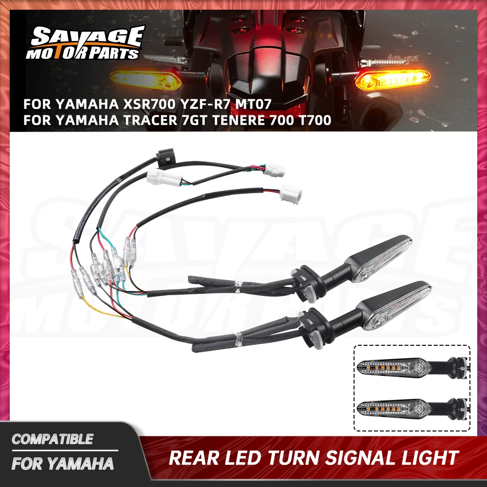 T700 2026 LED Turn Signal Light For Yamaha Tracer 7/GT Tenere 700 MT-07 YZF-R7 XSR700 Motorcycle Flashing Directional Flasher
T700 2026 LED Turn Signal Light For Yamaha Tracer 7/GT Tenere 700 MT-07 YZF-R7 XSR700 Motorcycle Flashing Directional Flasher