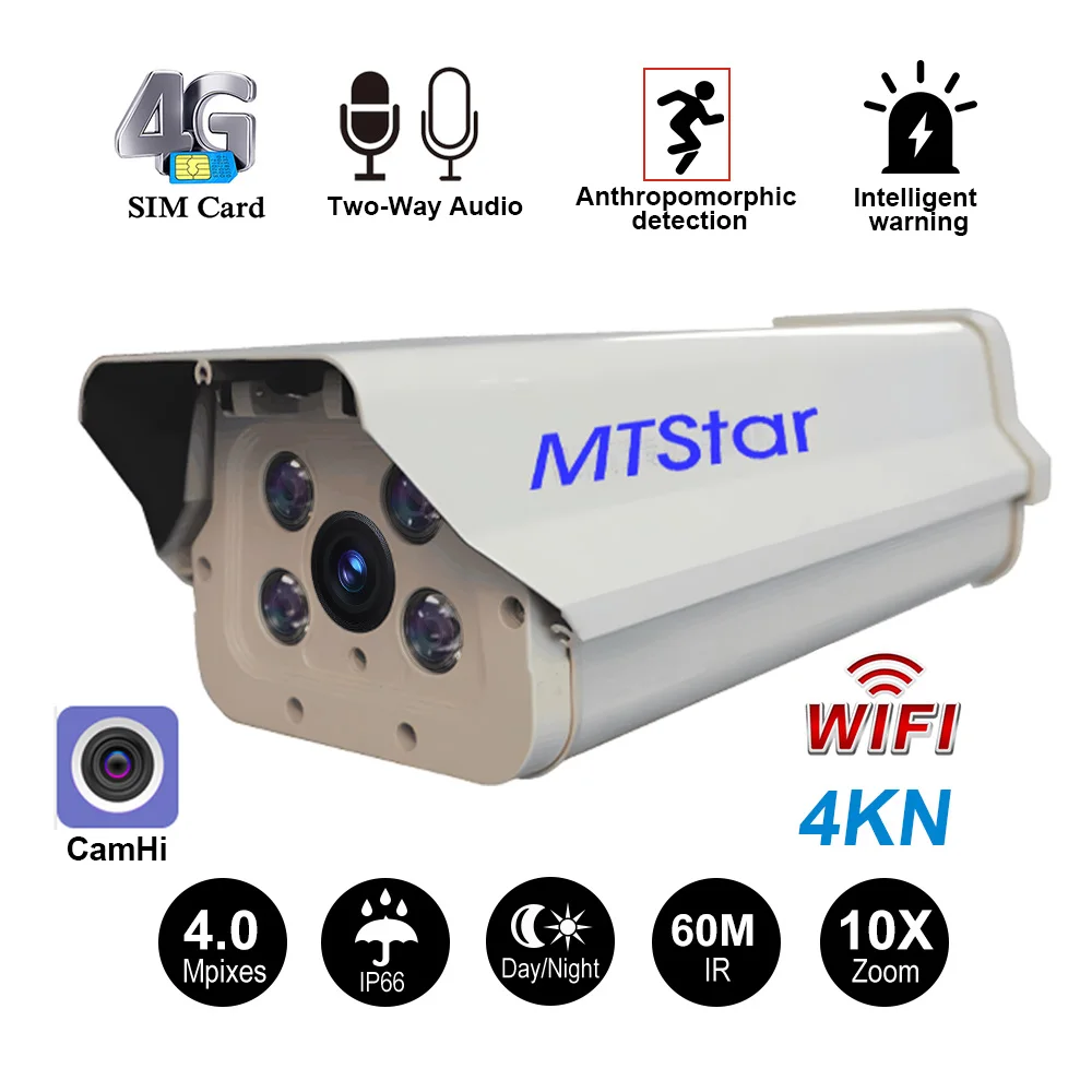 Outdoor Waterproof SIM Card 3G/4G LPR Camera 1080P 2MP/4MP for Recording License Plate Video Surveillance
Outdoor Waterproof SIM Card 3G/4G LPR Camera 1080P 2MP/4MP for Recording License Plate Video Surveillance