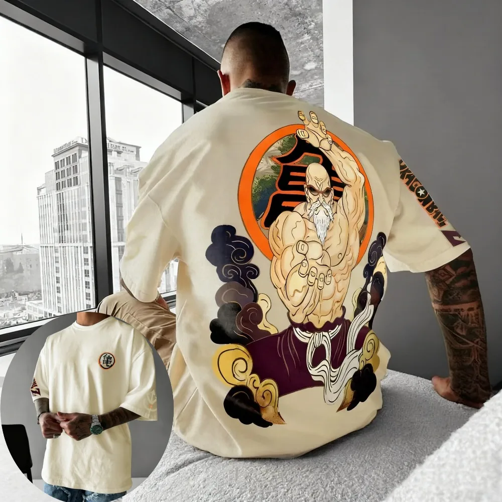 Мужская и женская футболка Dragon Ball Master Roshi, однотонная футболка в стиле аниме, лето-весна, одежда для родителей и детей с короткими рукавами для мальчиков
Мужская и женская футболка Dragon Ball Master Roshi, однотонная футболка в стиле аниме, лето-весна, одежда для родителей и детей с короткими рукавами для мальчиков